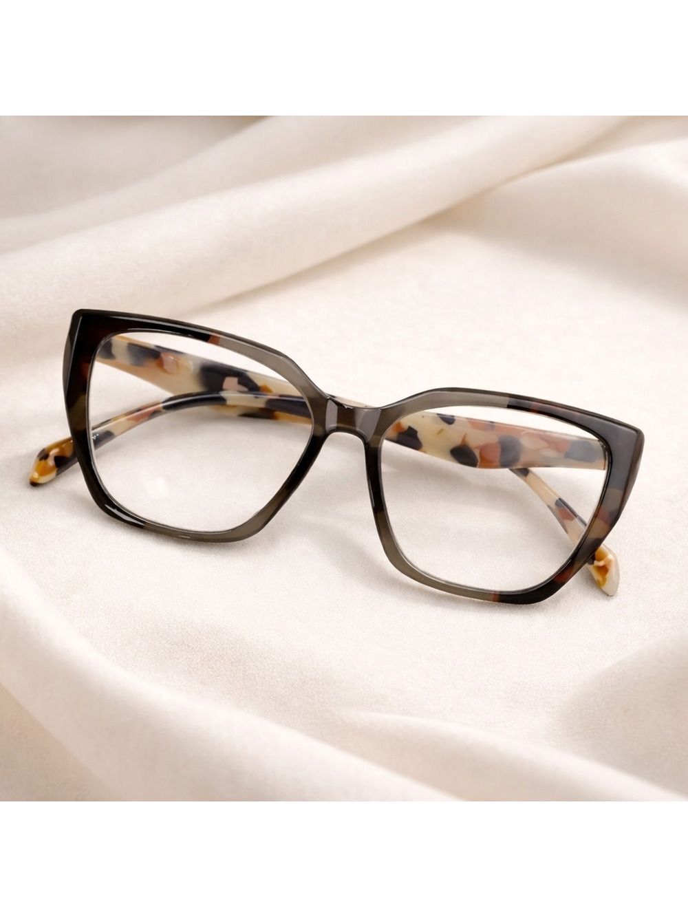 +200 Modern Abstract Oversized Cat eye Readers